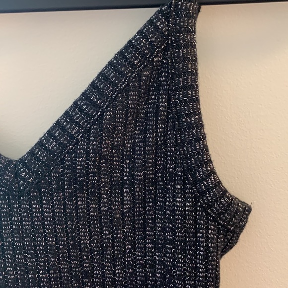 Black and silver night blouse - Picture 3 of 4